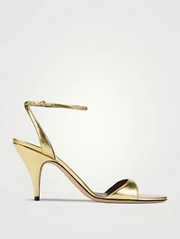 Vika Metallic Leather Sandals