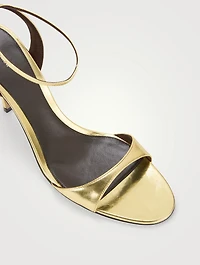 Vika Metallic Leather Sandals