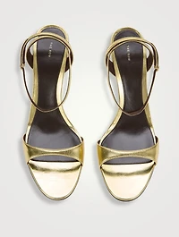 Vika Metallic Leather Sandals