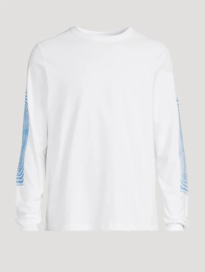 Long-Sleeve T-Shirt With Graphic Sleeves