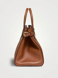 Small Antibes Leather Tote Bag