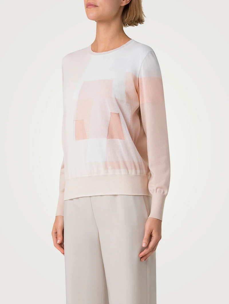 Trapeze Jacquard Sweater