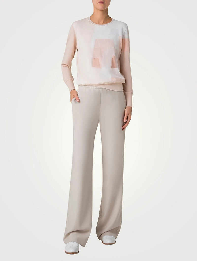 Trapeze Jacquard Sweater