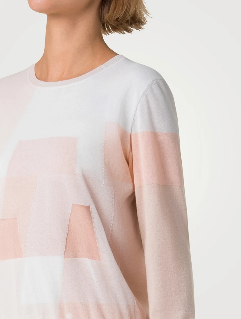 Trapeze Jacquard Sweater