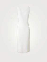 Stretch Knit Midi Dress