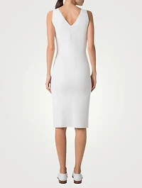 Stretch Knit Midi Dress