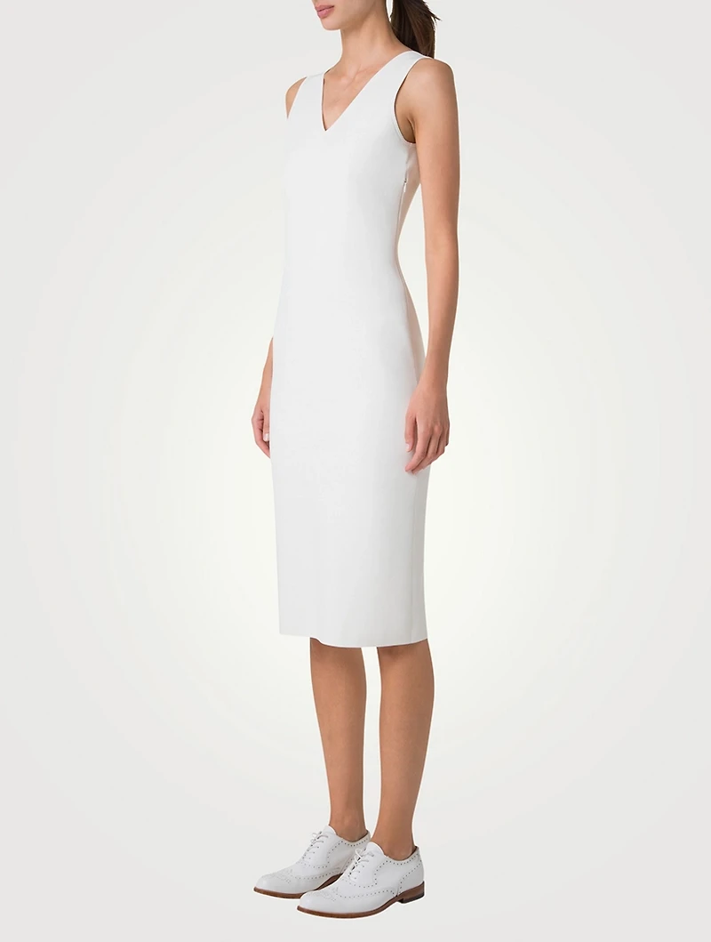 Stretch Knit Midi Dress