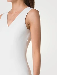 Stretch Knit Midi Dress