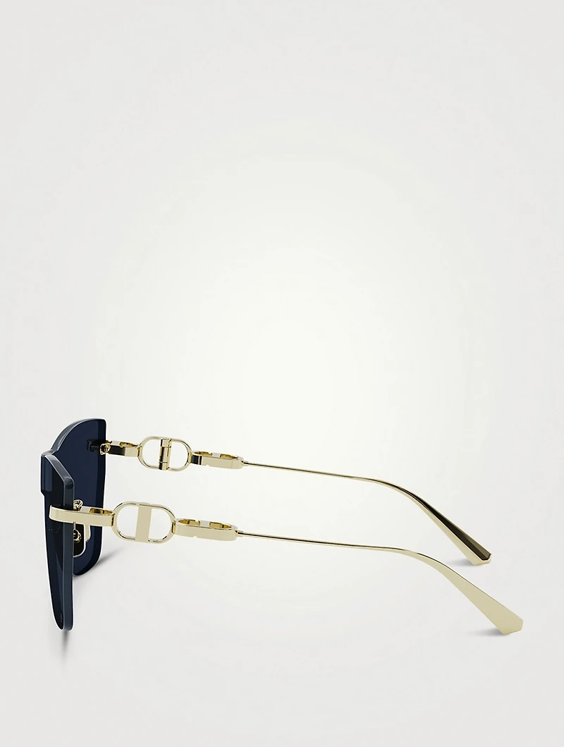 CD Chain M3U Butterfly Sunglasses