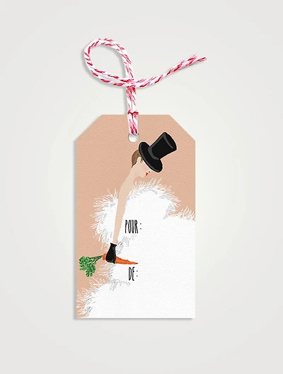 Faux-Man Gift Tags - French