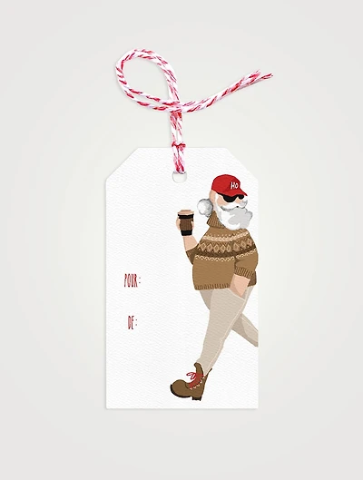 Sartorial Santa Gift Tags - French