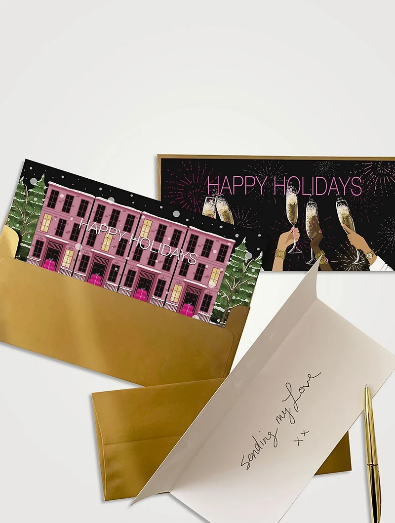 Noel Neighbours Greeting Card - French