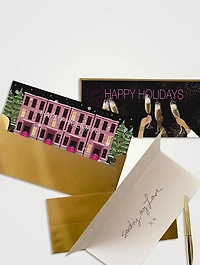 Noel Neighbours Greeting Card - French