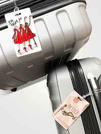 Flag Friends Luggage Tag - French