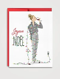 Merry & Bright Greeting Card - French