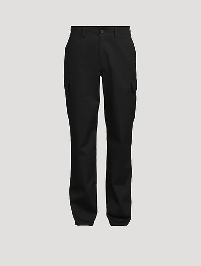 Stretch Cotton Twill Cargo Pants