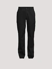 Stretch Cotton Twill Cargo Pants