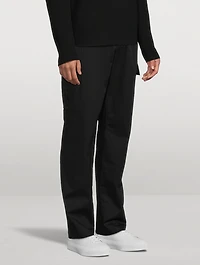 Stretch Cotton Twill Cargo Pants