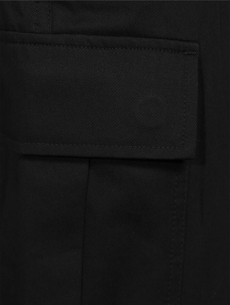 Stretch Cotton Twill Cargo Pants
