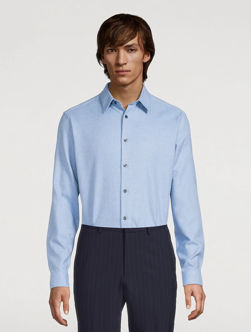 Irving Flannel Twill Shirt