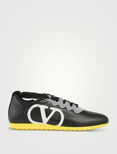 Chromathon Perforated Leather Sneakers