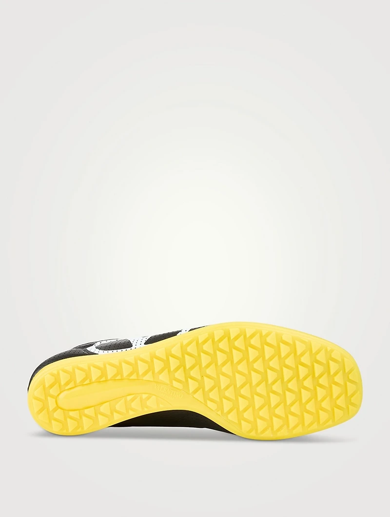 Chromathon Perforated Leather Sneakers