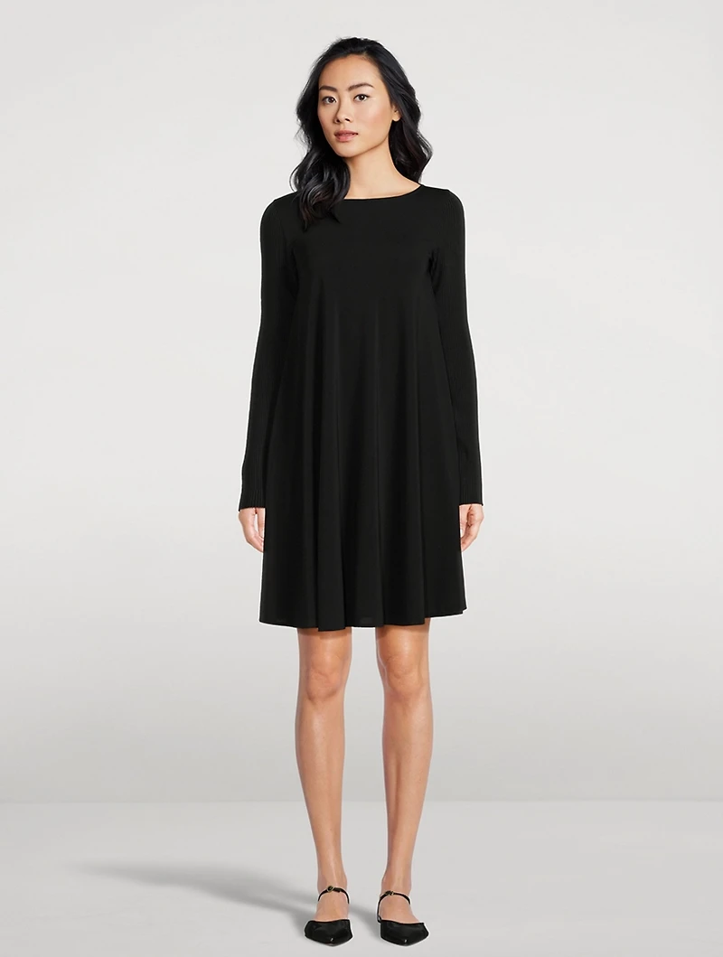 Crêpe Mini Dress
