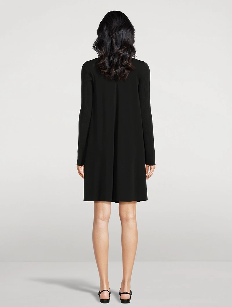 Crêpe Mini Dress