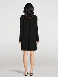 Crêpe Mini Dress