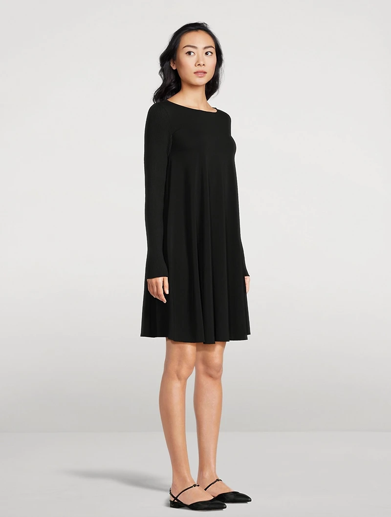 Crêpe Mini Dress