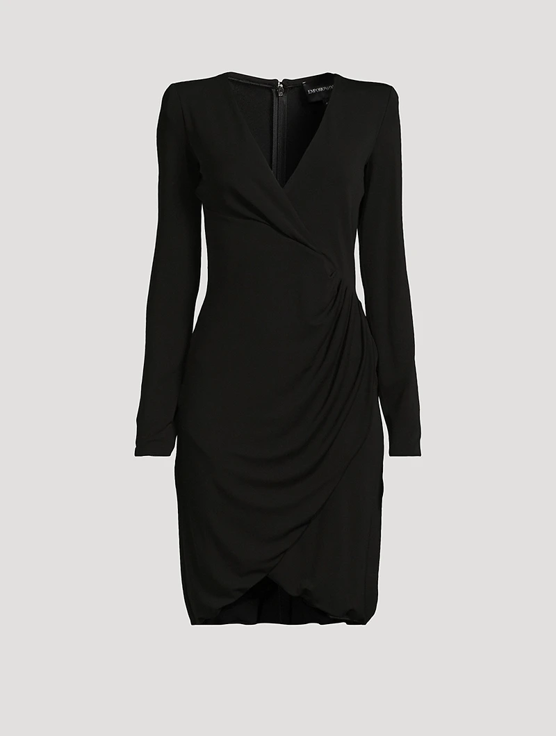 Crêpe Mini Dress