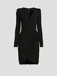 Crêpe Mini Dress
