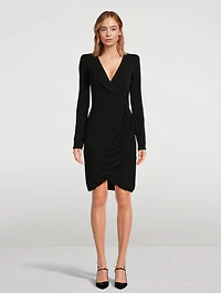 Crêpe Mini Dress