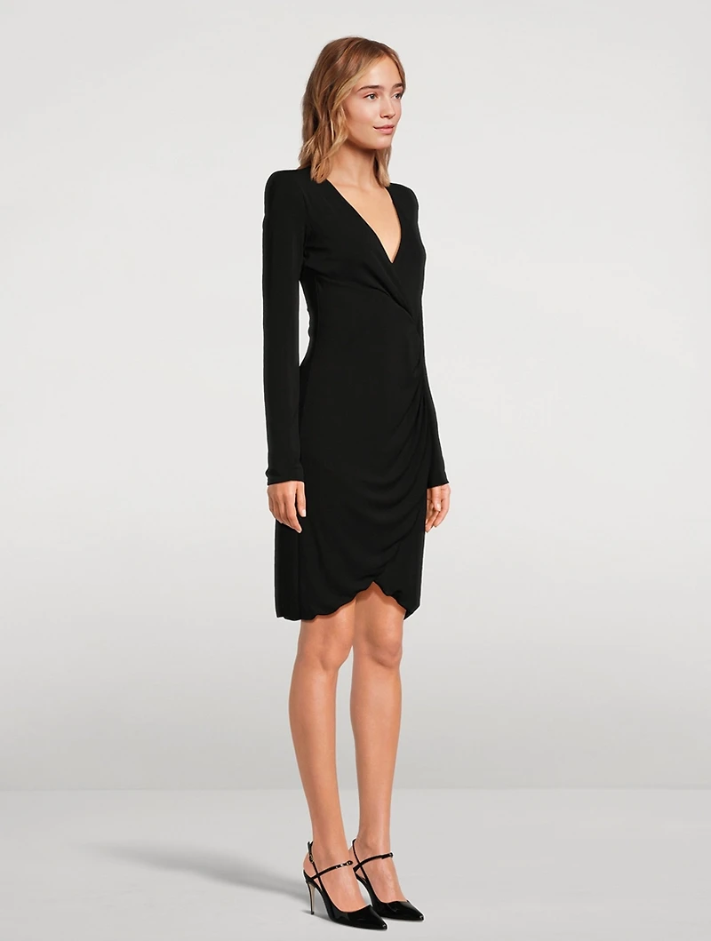 Crêpe Mini Dress