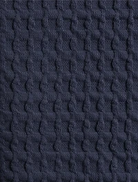 Waffle-Knit Peplum Jacket