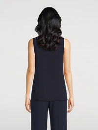 Stretch Sablé Tank Top