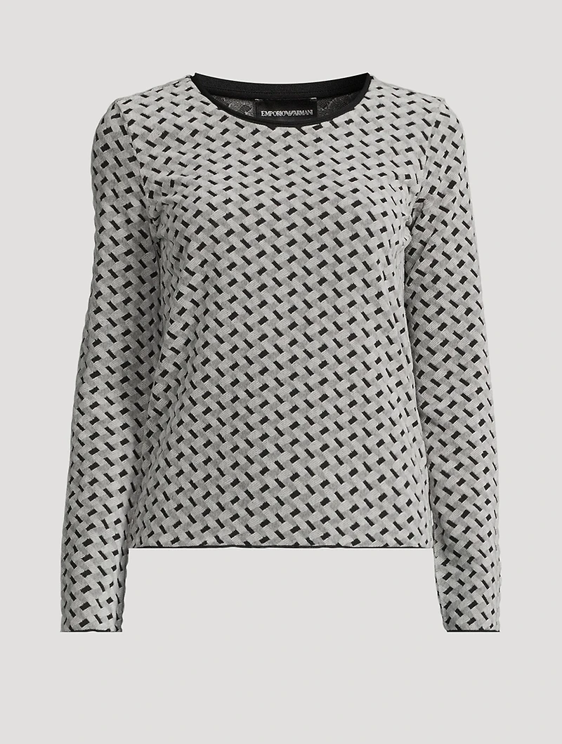 Dévoré Velvet Sweater