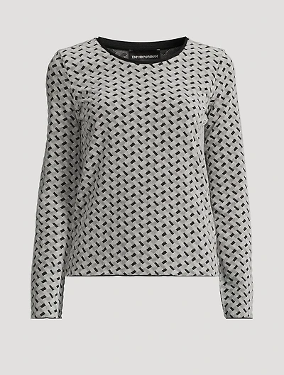 Dévoré Velvet Sweater