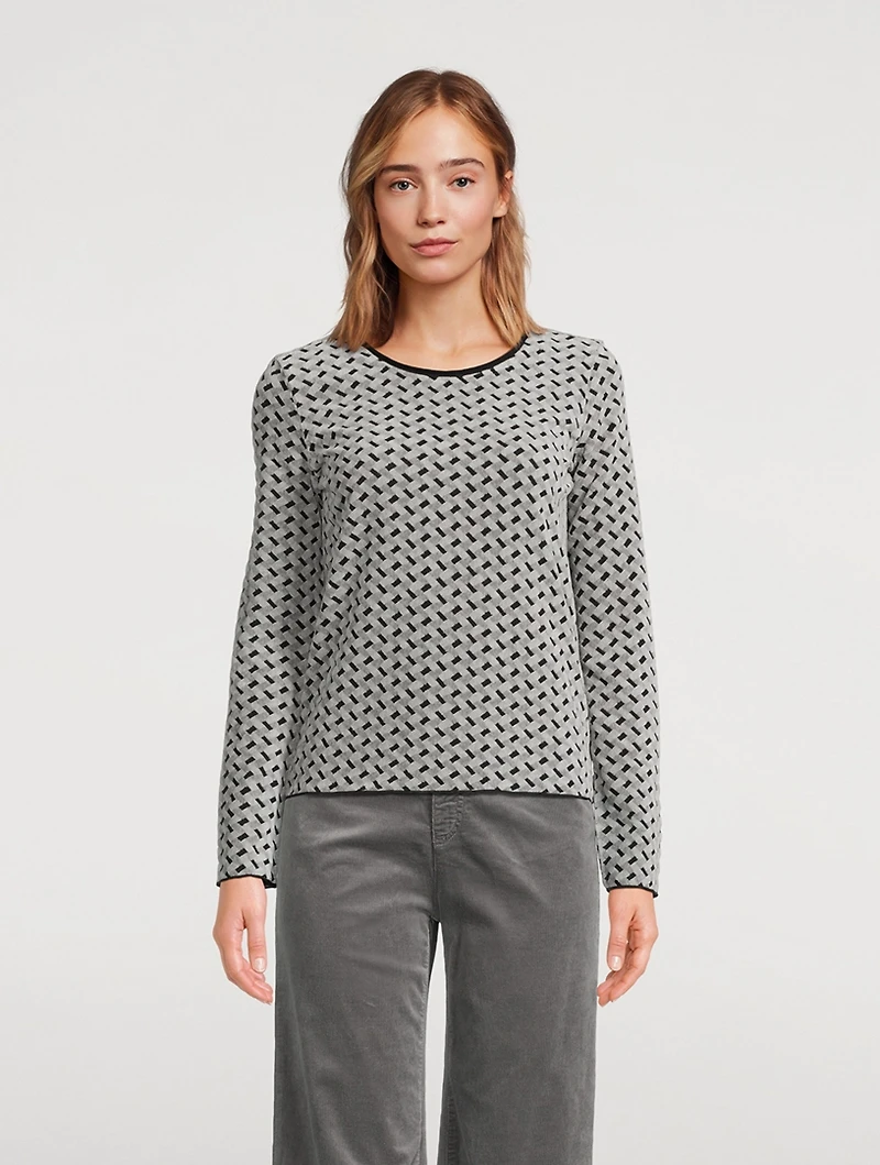 Dévoré Velvet Sweater