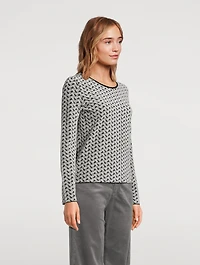 Dévoré Velvet Sweater