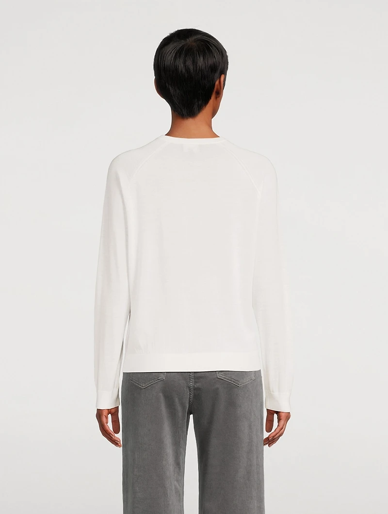 Crystal-Embellished Wool Sweater