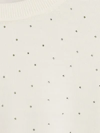 Crystal-Embellished Wool Sweater