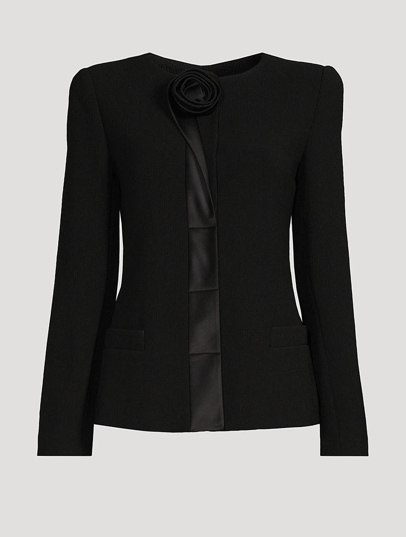 Technical Jacket With Rosette