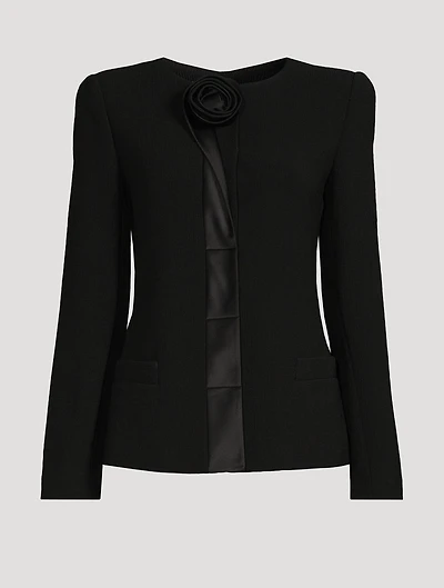 Technical Jacket With Rosette