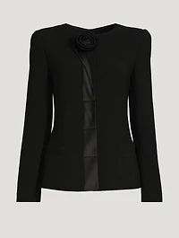 Technical Jacket With Rosette