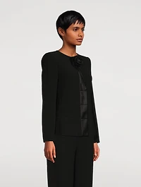 Technical Jacket With Rosette