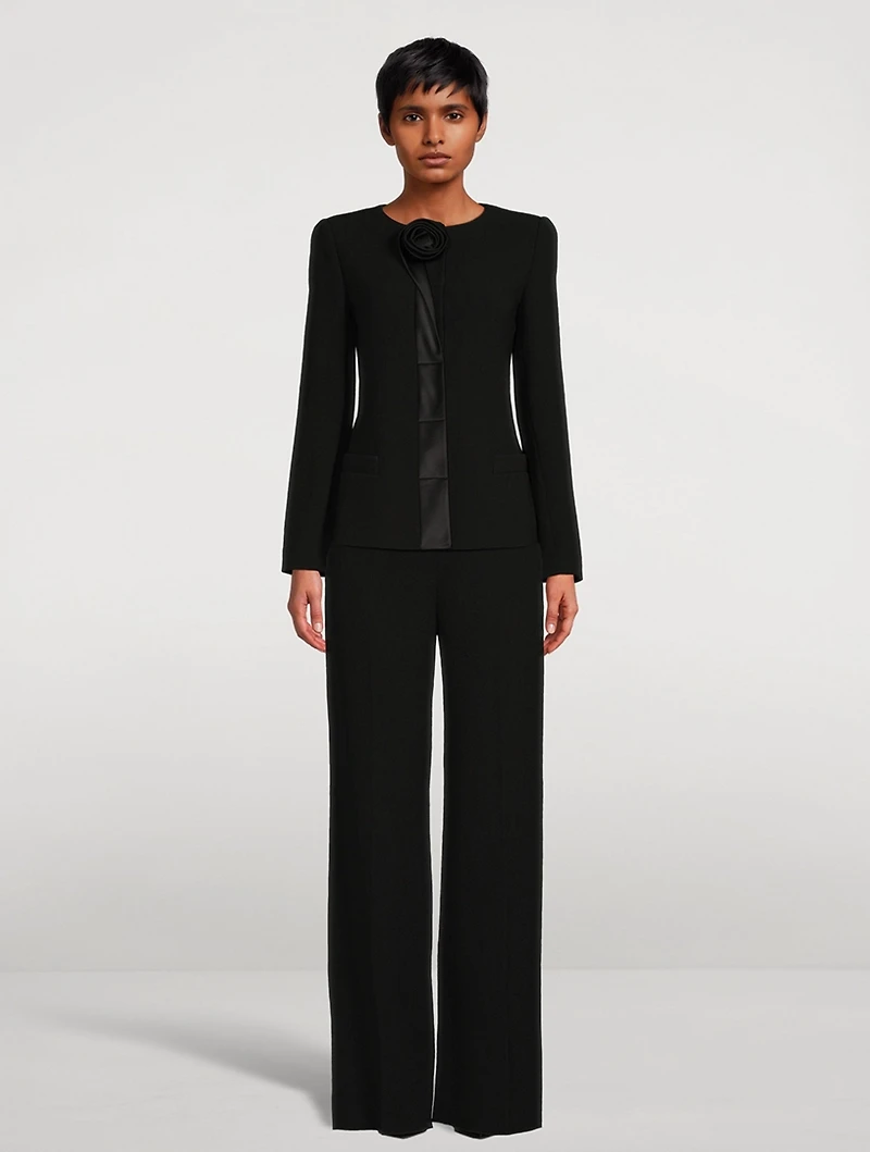 Technical Jacket With Rosette