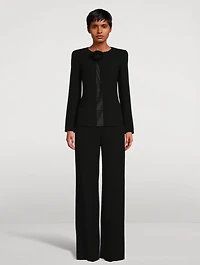 Technical Jacket With Rosette