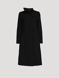 Tie-Neck Coat