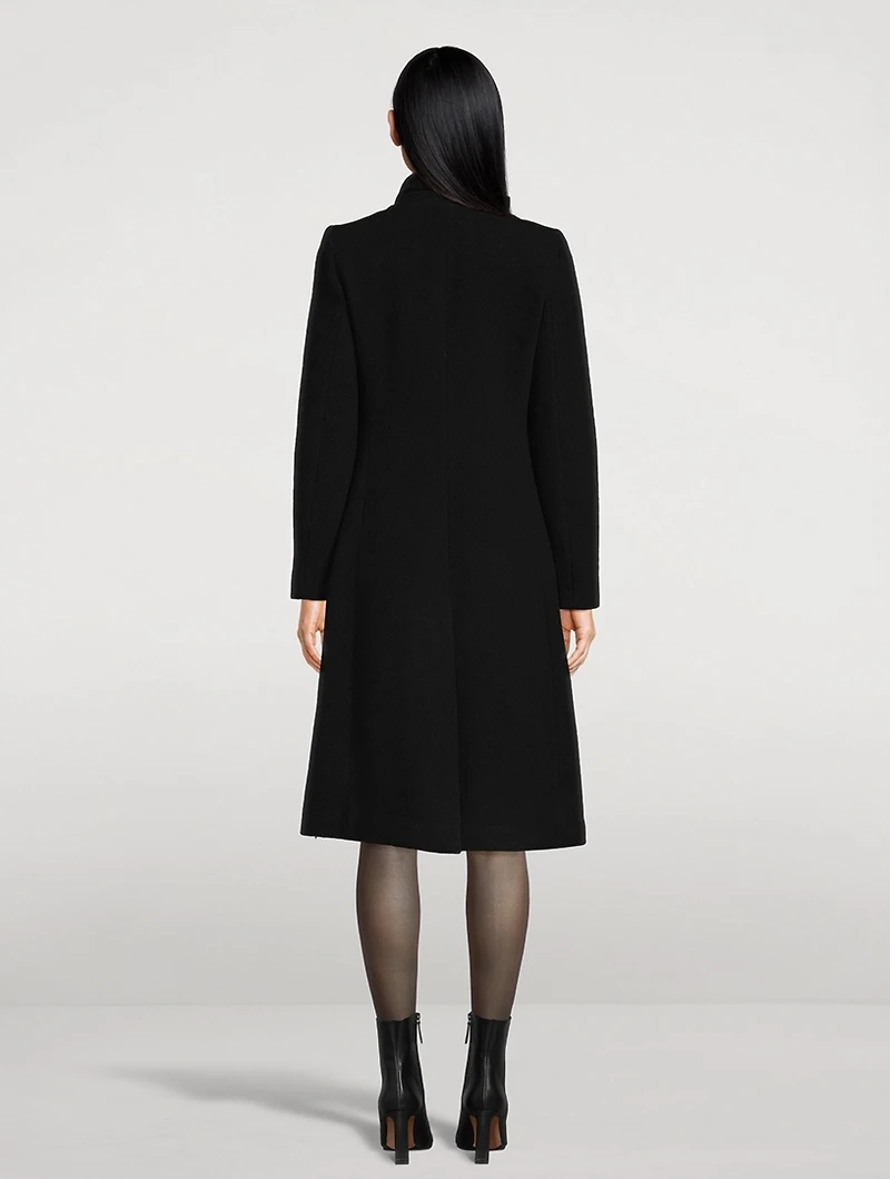 Tie-Neck Coat